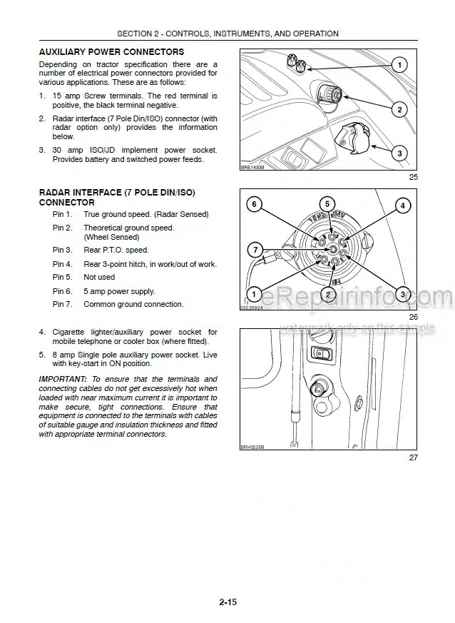 Photo 7 - Case IH Steiger STX280 STX330 Operators Manual Tractor