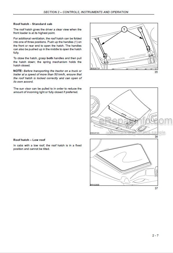 Photo 7 - Case IH MXU100 MXU110 MXU115 MXU125 MXU135 Limited Operators Manual Tractor