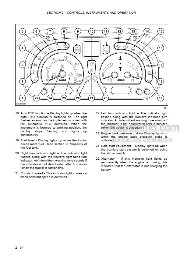 Photo 3 - Case IH MXU100 MXU110 MXU115 MXU125 MXU135 Pro Multicontroller Operators Manual Tractor