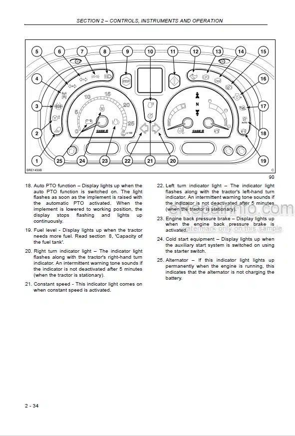 Photo 3 - Case IH MXU100 MXU110 MXU115 MXU125 MXU135 Pro Multicontroller Operators Manual Tractor