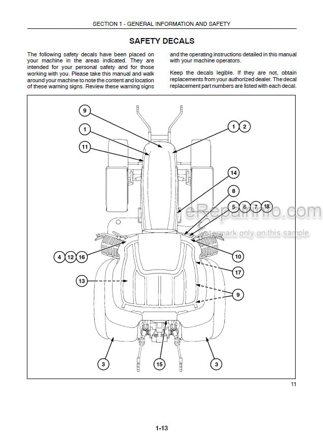 Photo 4 - Case IH MXU115 MXU130 Operators Manual Tractor