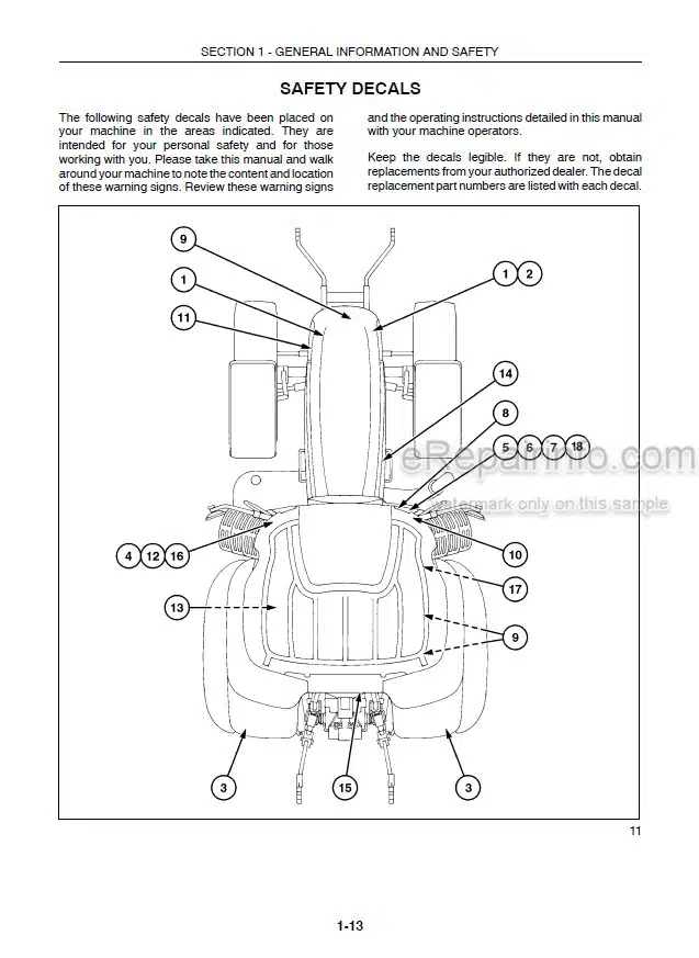 Photo 4 - Case IH MXU115 MXU130 Operators Manual Tractor