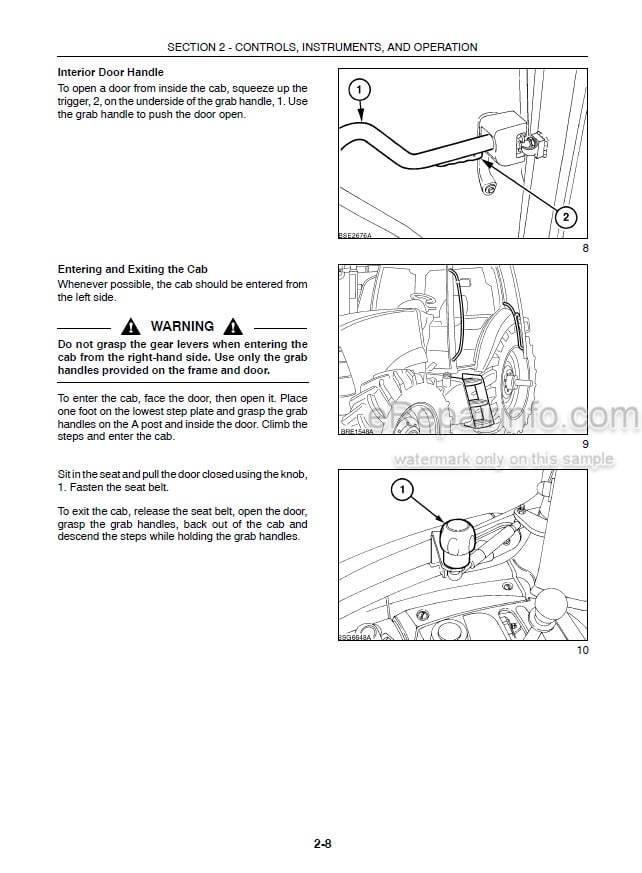 Photo 1 - Case IH MXU115 MXU130 Operators Manual Tractor