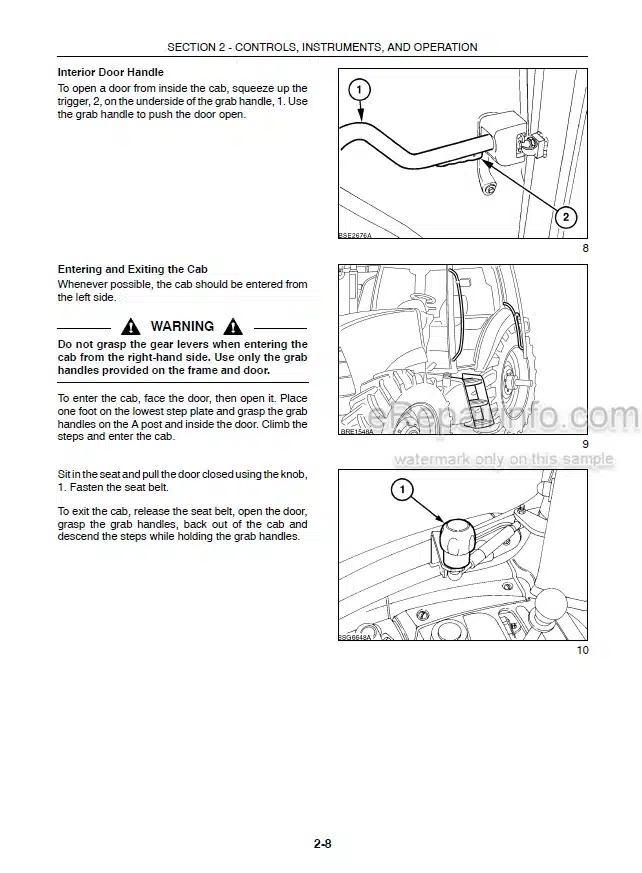 Photo 6 - Case IH Optum 250CVX 270CVX 300CVX Stage IV Operators Manual Tractor JE850001-