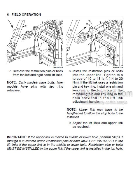 Photo 5 - Case IH Magnum MX180 MX200 MX220 MX240 MX270 Operators Manual Tractor