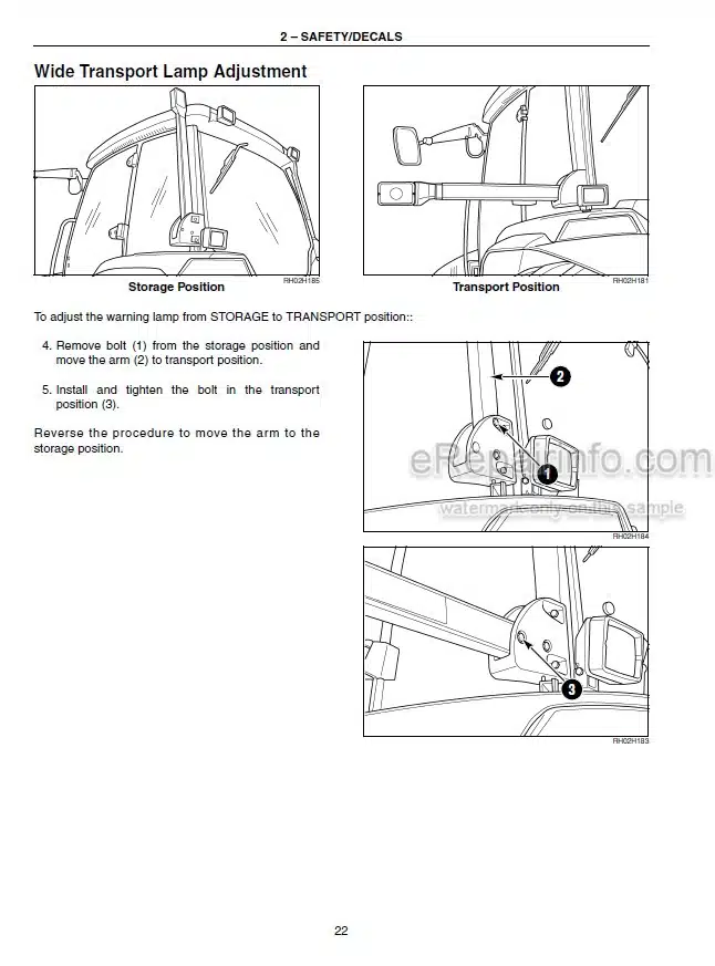 Photo 2 - Case IH Magnum MX210 MX240 Operators Manual Tractor