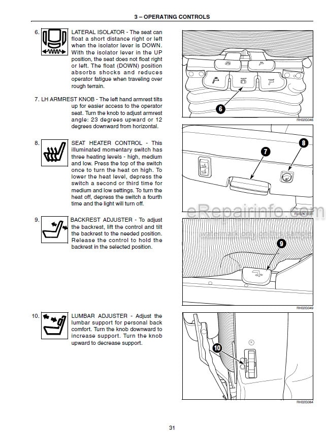 Photo 1 - Case IH Magnum MX215 MX245 MX275 MX305 Operators Manual Tractor