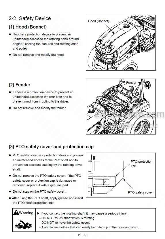 Photo 3 - Case IH Maxxfarm 25 30 Operators Manual Tractor
