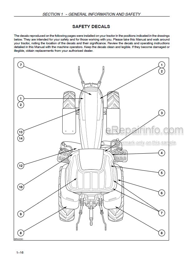 Photo 3 - Case IH Maxxum 100 110 115 125 140 Operators Manual Tractor