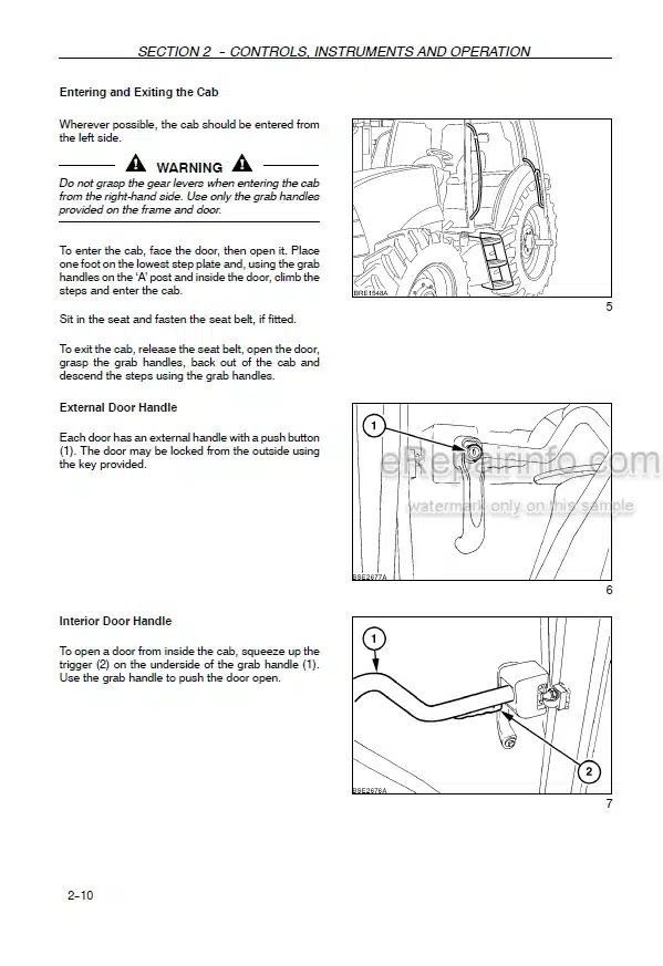 Photo 12 - Case IH Maxxum 100 110 115 125 140 Operators Manual Tractor