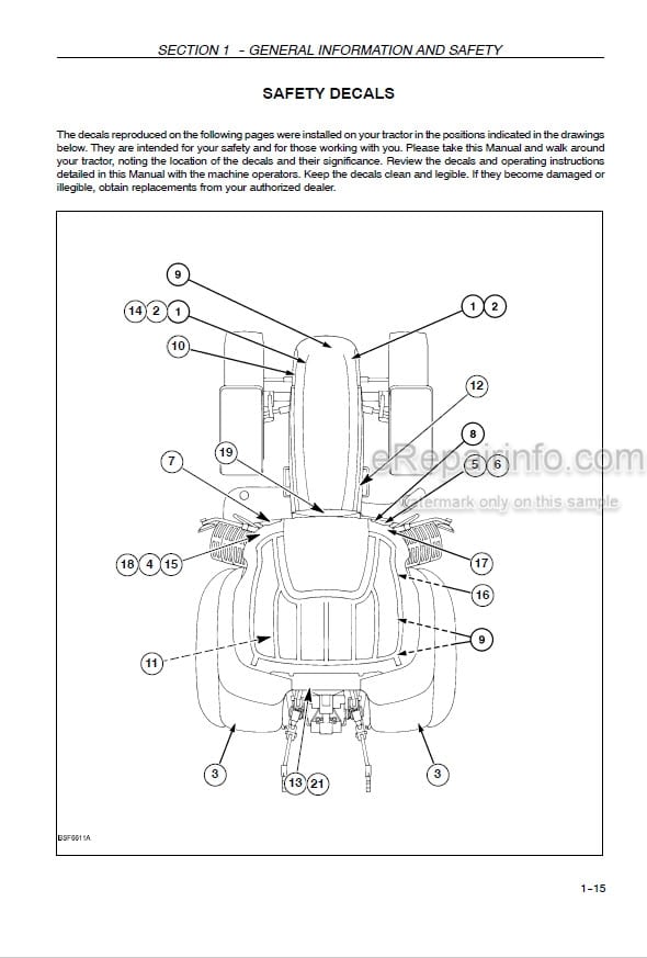 Photo 3 - Case IH Maxxum 100 110 115 125 140 Operators Manual Value and Limited Model Tractor