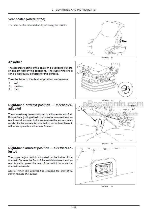 Photo 1 - Case IH Maxxum 110CVX 120CVX 130CVX Operators Manual Tractor