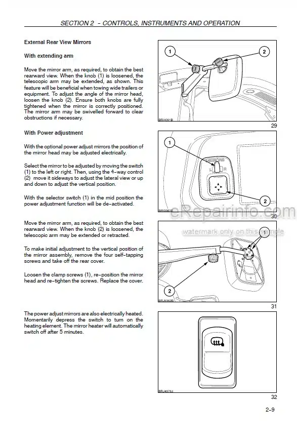 Photo 11 - Case IH Maxxum 110 120 125 130 140 Operators Manual Pro Tractor