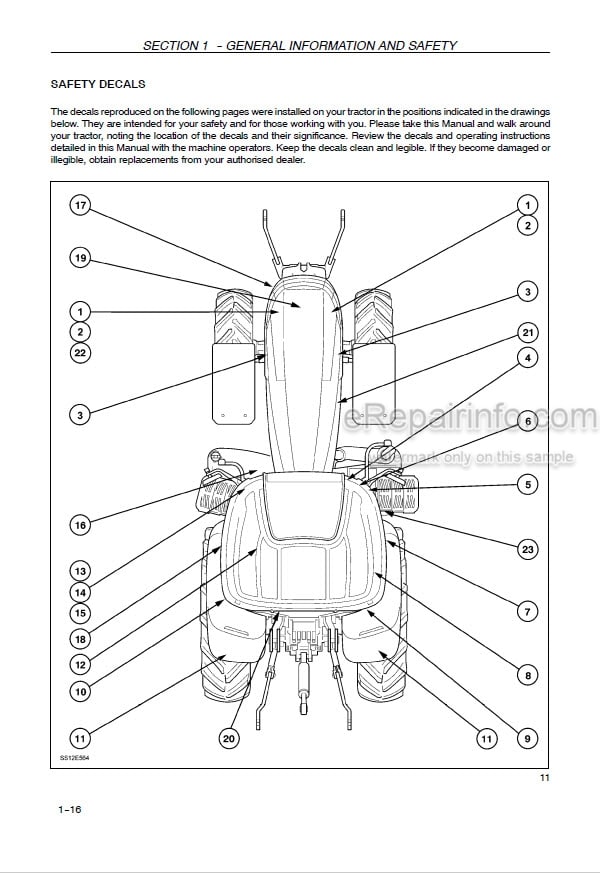 Photo 3 - Case IH Maxxum 110 120 130 115 125 140 Operators Manual Multi Controller Tractor