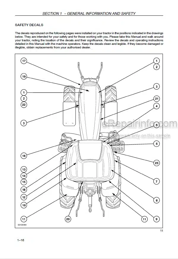 Photo 3 - Case IH Maxxum 110 120 130 115 125 140 Operators Manual Multi Controller Tractor