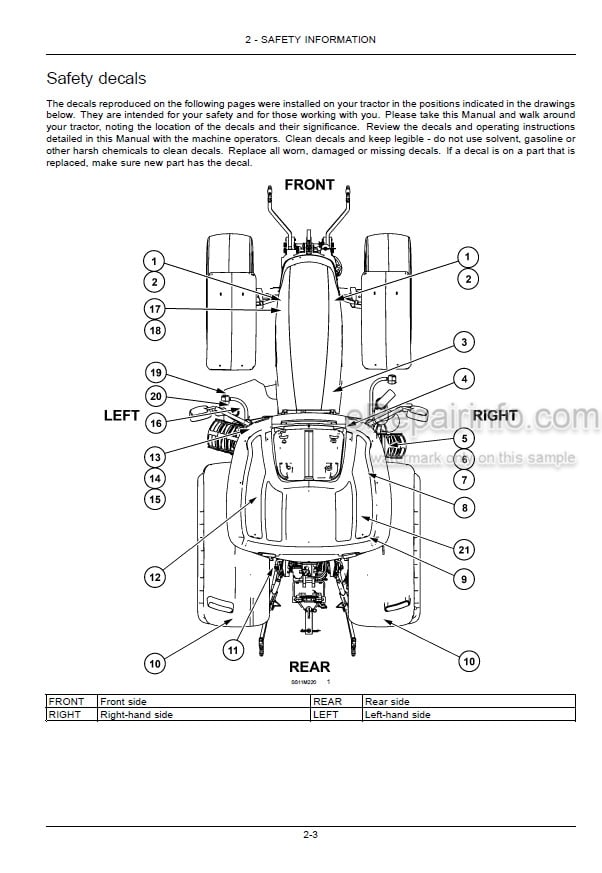 Photo 4 - Case IH Maxxum 110 120 130 115 125 140 Operators Manual Tractor