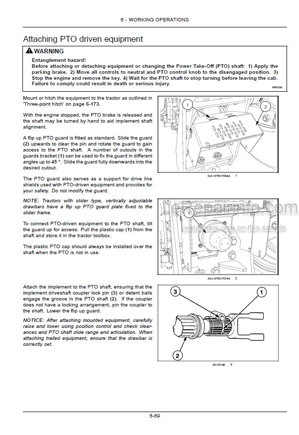 Photo 3 - Case IH Maxxum 115CVX 125CVX 135CVX 145CVX Stage IV Operators Manual Tractor