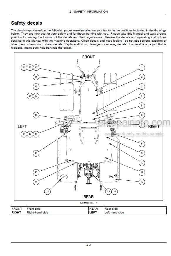 Photo 3 - Case IH Maxxum 115CVX 125CVX 135CVX 145CVX 150CVX Tier 4B Final Operators Manual Tractor KEH01001-