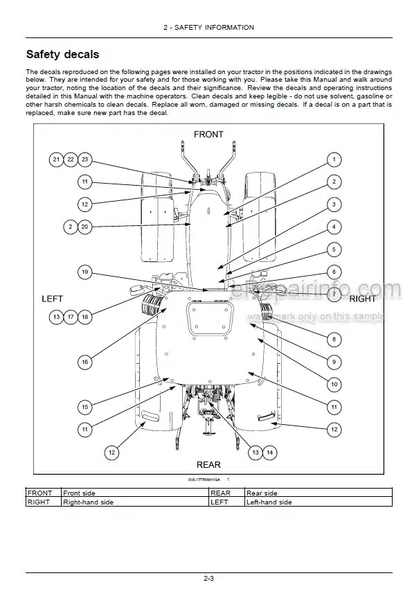 Photo 3 - Case IH Maxxum 115CVX 125CVX 135CVX 145CVX 150CVX Tier 4B Final Operators Manual Tractor KEH01001-