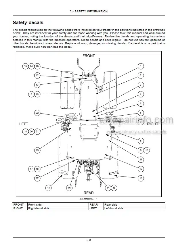 Photo 3 - Case IH Maxxum 115 125 135 145 150 Stage IV Operators Manual Tractor KEH5001-