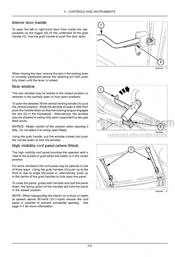 Photo 2 - Case IH Maxxum 115 125 135 145 150 Stage IV Operators Manual Tractor KEH5001-