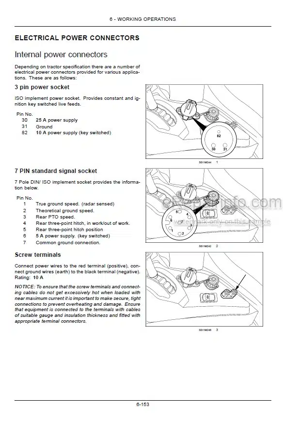 Photo 1 - Case IH Maxxum 115 125 135 145 150 Tier 4B Final Operators Manual Tractor