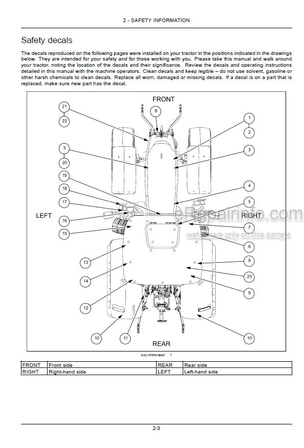 Photo 3 - Case IH Maxxum 115 125 135 145 150 Stage IV Operators Manual Tractor