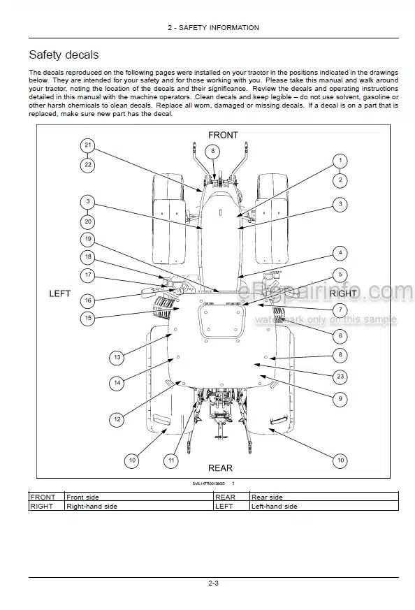 Photo 3 - Case IH Maxxum 115 125 135 145 150 Stage IV Operators Manual Tractor