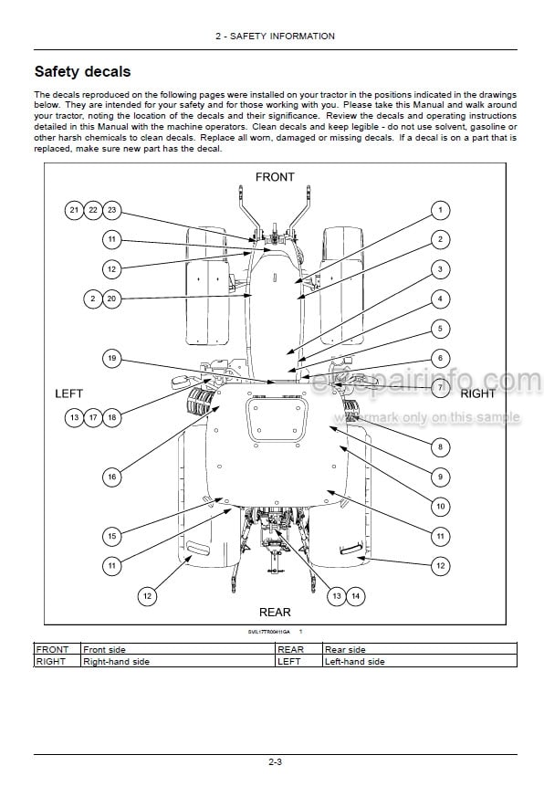 Photo 4 - Case IH Maxxum 115 125 135 145 150 Tier 4B Final Operators Manual Tractor KEH01001-