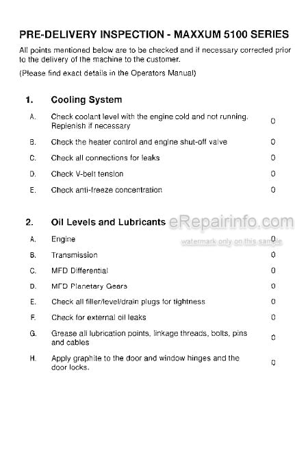 Photo 3 - Case IH Maxxum 5100 Series Operators Manual Tractor