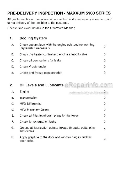 Photo 3 - Case IH Maxxum 5100 Series Operators Manual Tractor