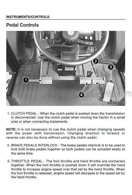 Photo 3 - Case IH Maxxum 5120 5130 5140 5150 Operators Manual Tractor JJF1050700-