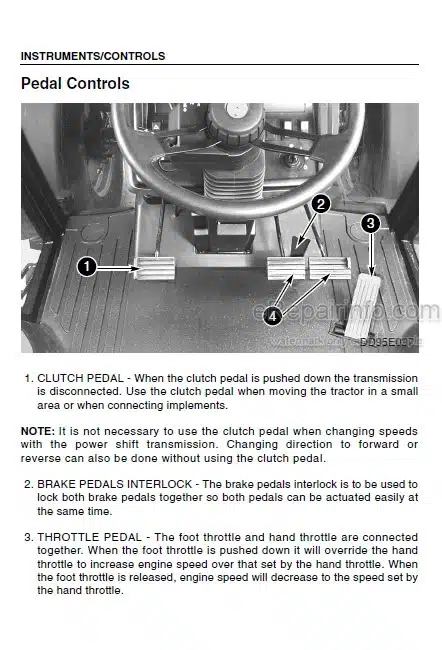 Photo 3 - Case IH Maxxum 5120 5130 5140 5150 Operators Manual Tractor JJF1050700-
