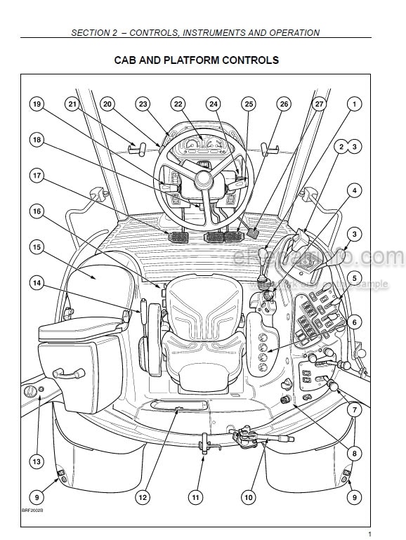 Photo 3 - Case IH Maxxum MXU100 MXU110 MXU115 MXU125 MXU135 Operators Manual Tractor