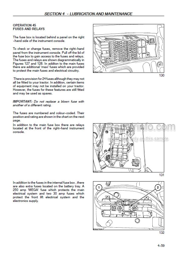 Photo 2 - Case IH Maxxum MXU100 MXU110 MXU115 MXU125 MXU135 Pro Operators Manual Tractor