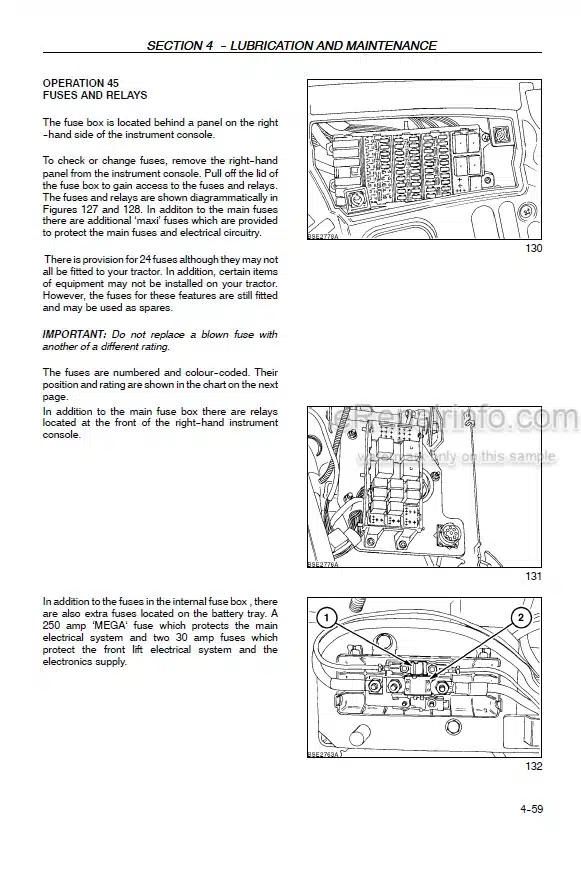 Photo 6 - Case IH Maxxum MXU100 MXU110 MXU115 MXU130 X-Line Operators Manual Tractor