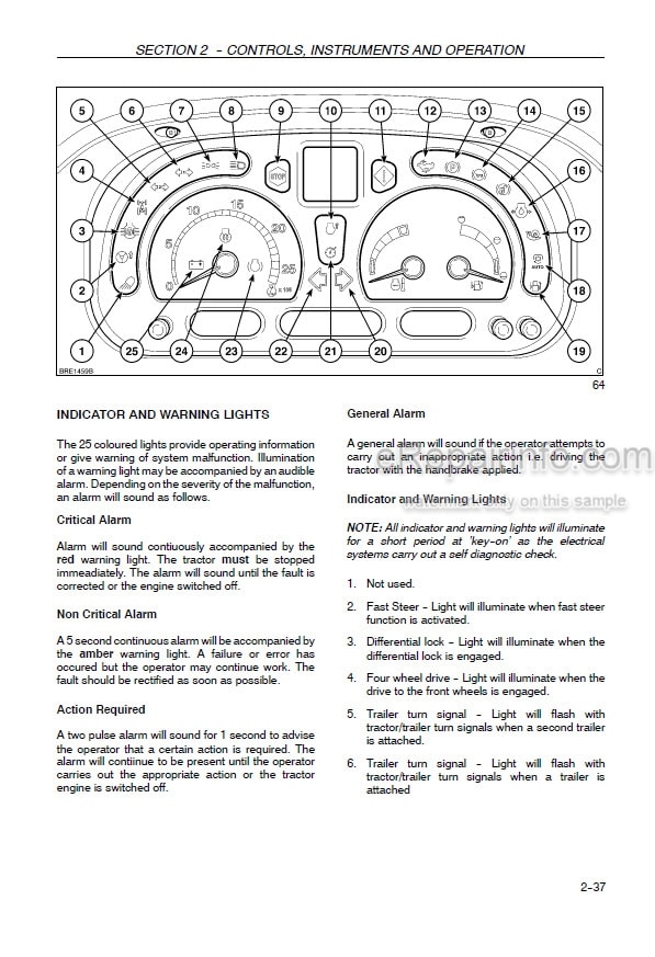 Photo 4 - Case IH Maxxum MXU100 MXU110 MXU115 MXU125 MXU135 Pro Operators Manual Tractor