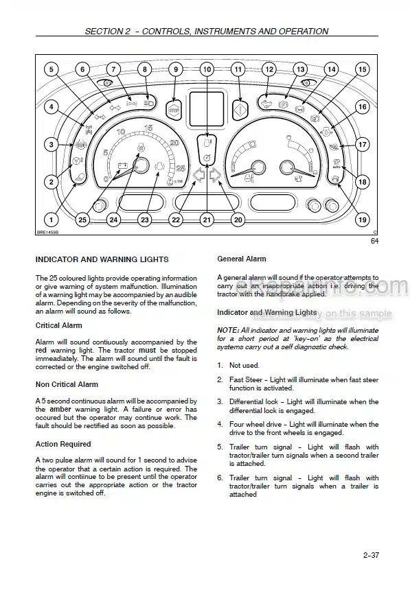 Photo 4 - Case IH Maxxum MXU100 MXU110 MXU115 MXU125 MXU135 Pro Operators Manual Tractor