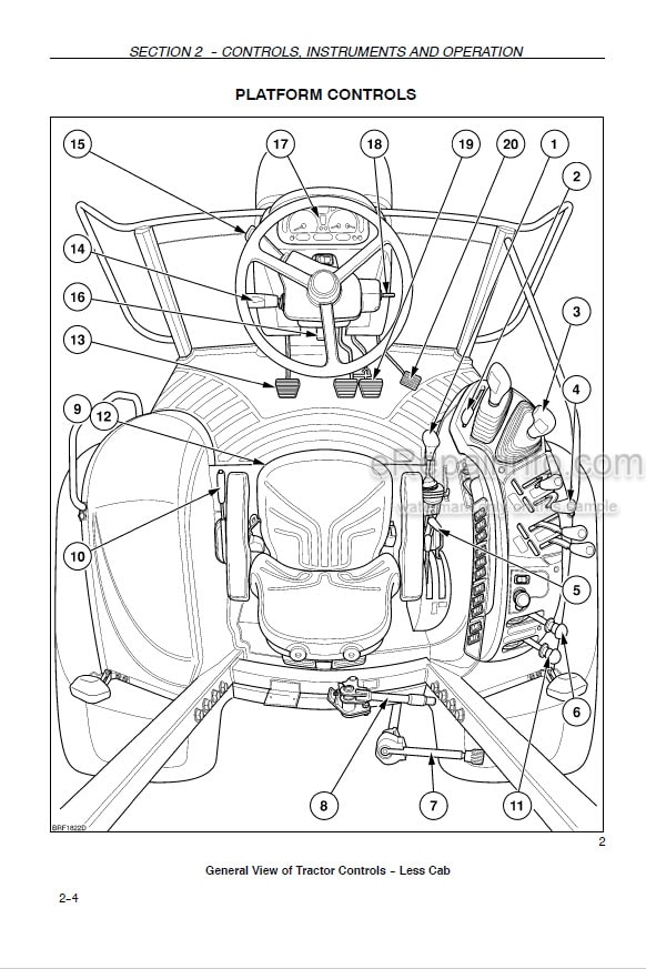 Photo 4 - Case IH Maxxum X-Line 100 110 115 125 140 Operators Manual Tractor