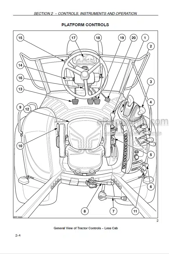 Photo 4 - Case IH Maxxum X-Line 100 110 115 125 140 Operators Manual Tractor