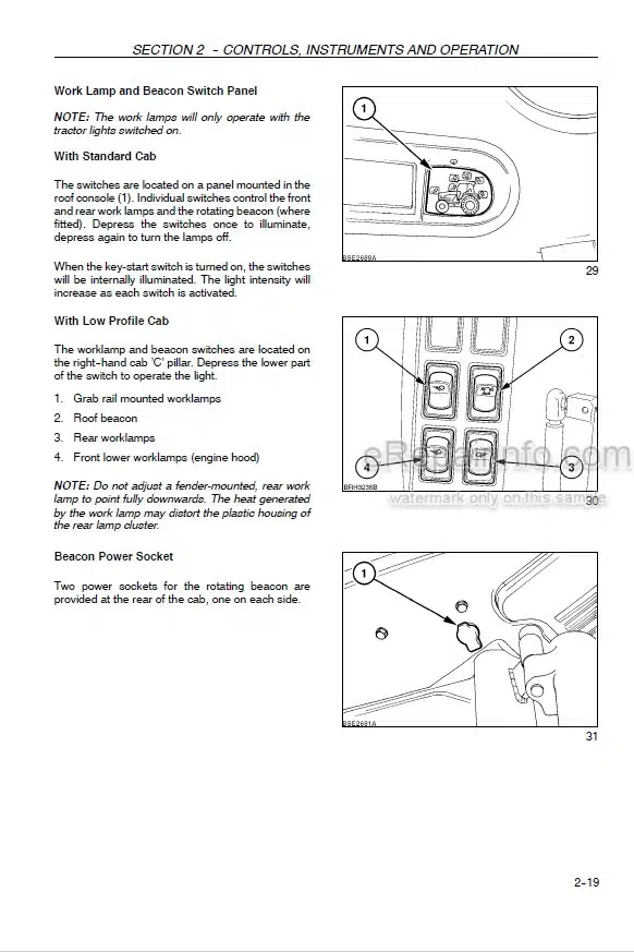 Photo 12 - Case IH Maxxum X-Line 100 110 115 125 140 Operators Manual Tractor