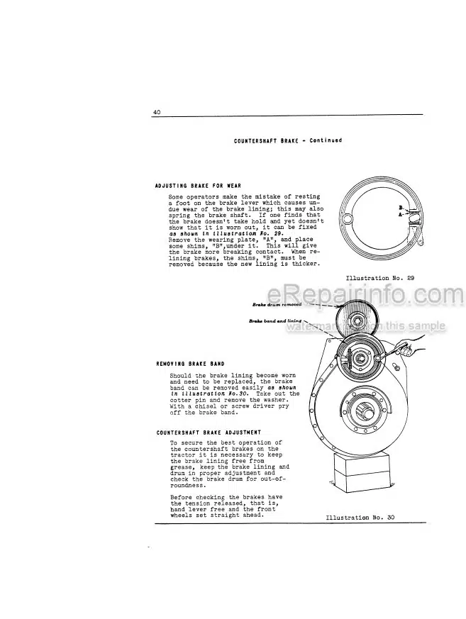 Photo 4 - Case IH McCormick Deering Farmall F30 Operators Manual Tractor