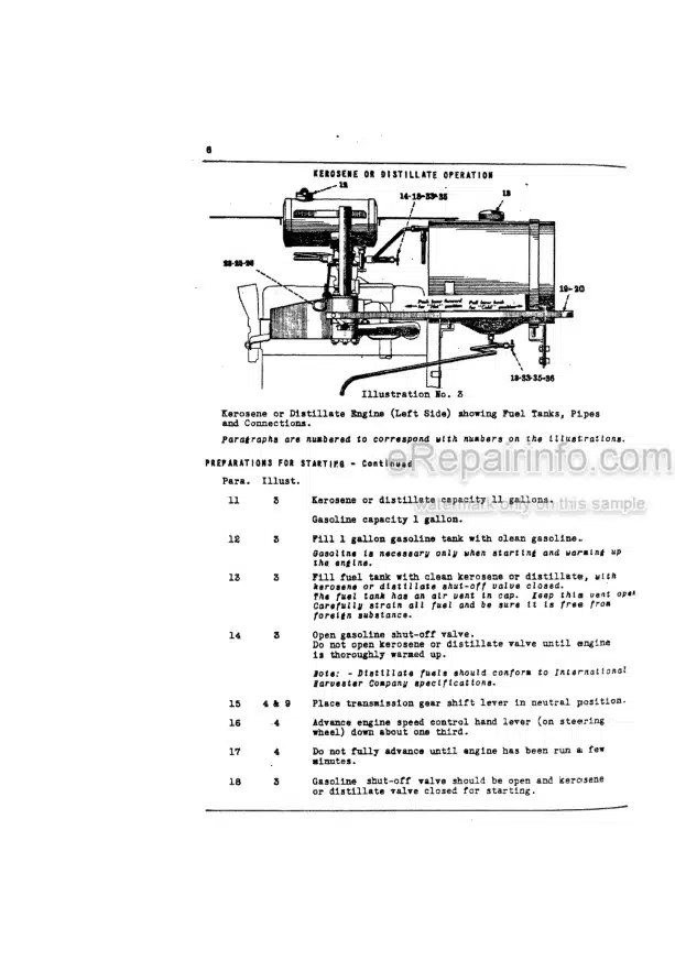 Photo 3 - Case IH McCormick Deering W12 Operators Manual Tractor