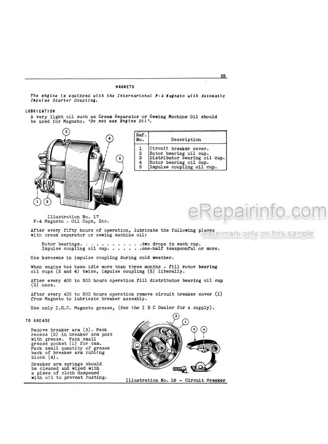 Photo 1 - Case IH McCormick Deering W30 Operators Manual Tractor