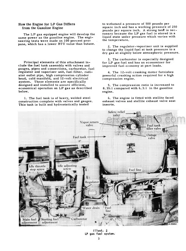 Photo 3 - Case IH McCormick Farmall 400 Operators Manual Tractor