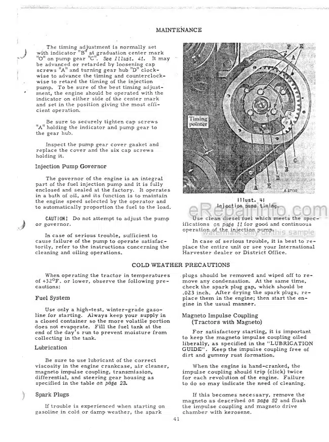 Photo 7 - Case IH McCormick Super WD9 WDR9 Operators Manual Tractor