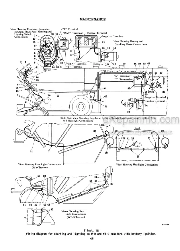 Photo 3 - Case IH McCormick W9 WR9 Operators Manual Tractor