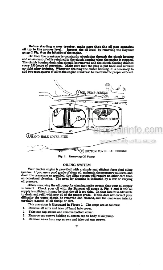 Photo 6 - Case IH Model SI Air Borne Maintenance Instructions And Parts Catalog Tractor