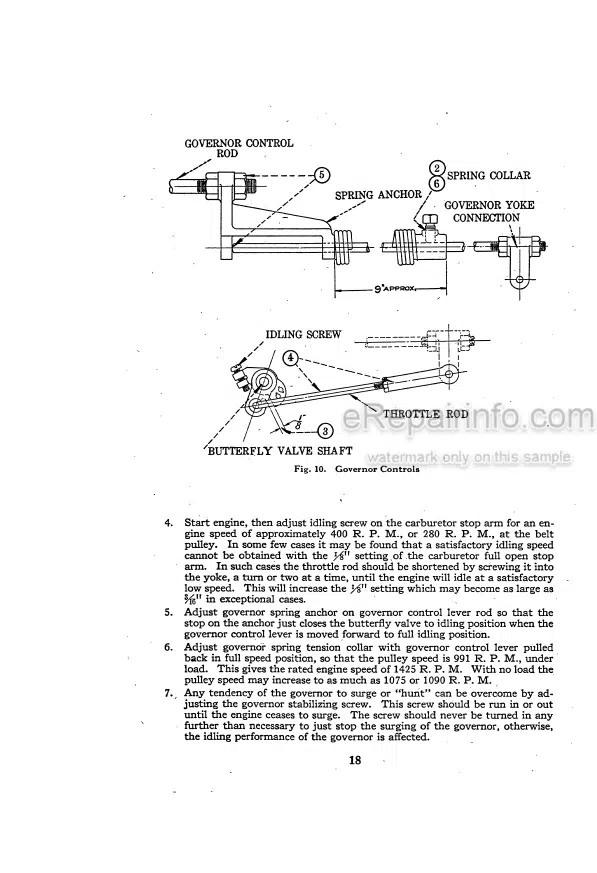 Photo 3 - Case IH Model R Operators Manual Tractor