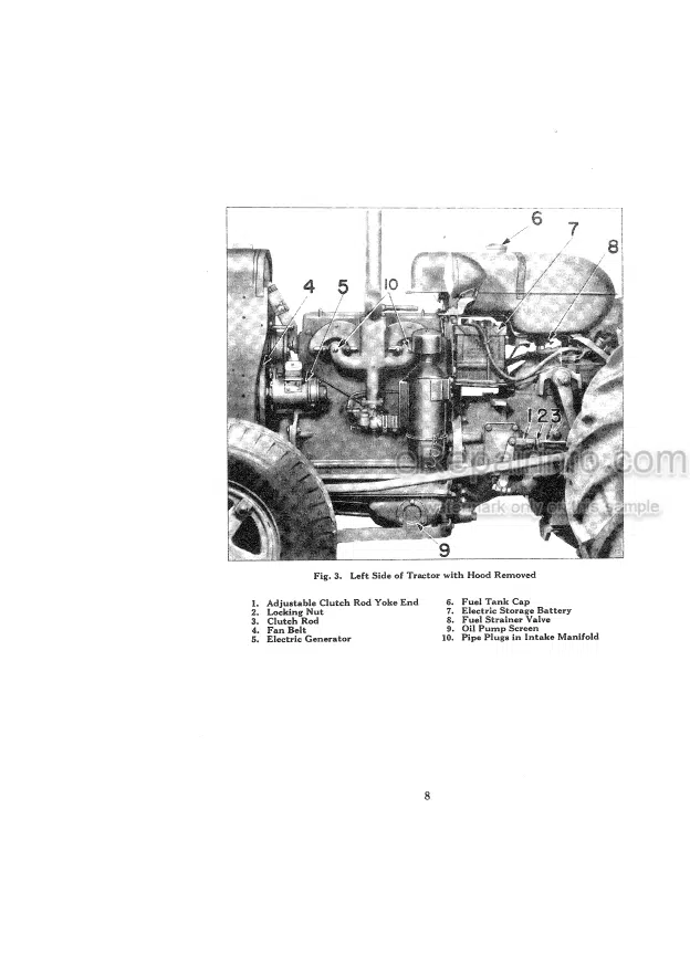 Photo 4 - Case IH Model SI Air Borne Maintenance Instructions And Parts Catalog Tractor